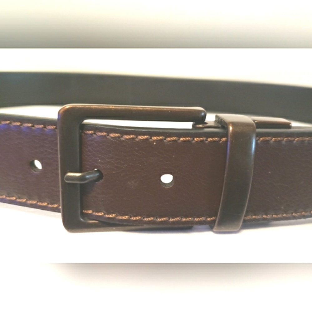 Levi's Black and Brown Men's Reversible Belt Size 38